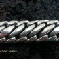 Sterling Silver Curb Design Men's Bracelet MJ-119-PS