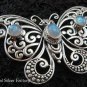 925 Silver Moonstone Butterfly Brooch BC-124-KT