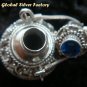 925 Silver Sapphire Essential Oil Bottle Pendant PP-314-KT