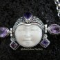 925 Silver & 5 Amethyst Goddess Bracelet GDB-688-KT