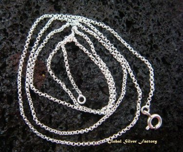 Sterling Silver 60cm Slim Rolo Chain SCC-135-PS
