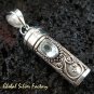 925 Silver & Blue Topaz Perfume Pendant PP-321-GSF