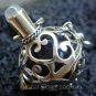 Silver Rainbow Moonstone Harmony Ball Pendant 16mm HB-213-KT