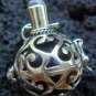 Silver Rainbow Moonstone Harmony Ball Pendant 16mm HB-213-KT