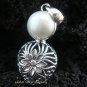 Floral Bali 925 Silver & Pearl Pendant SP-381-KT