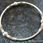 Silver Women's Balinese Bangle SBB-274-PS