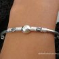 Silver Women's Balinese Bangle SBB-274-PS
