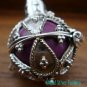 925 Silver Blue Topaz Purple Harmony Ball HB-256-KT