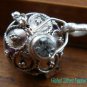 925 Silver Blue Topaz Purple Harmony Ball HB-256-KT