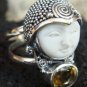 Silver Topaz Goddess Ring GDR-380-PS