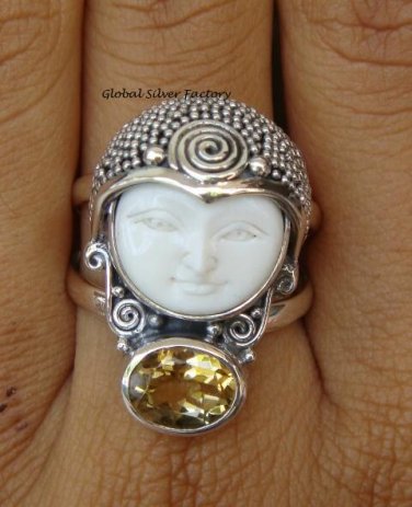 Silver Topaz Goddess Ring GDR-380-PS
