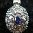 Sterling Silver Amethyst Locket Pendant LP-146-KA
