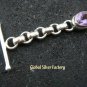 925 Silver Amethyst Goddess Bracelet GDB-675-KT