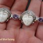 925 Silver Amethyst Goddess Bracelet GDB-675-KT