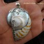 925 Silver Nautilus Shell Pendant SP-365-KT