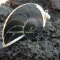 925 Silver Nautilus Shell Pendant SP-365-KT
