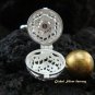 Silver Amethyst Harmony Ball Pendant 16mm HB-278-PS
