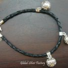 925 Silver Heart Chime Ball Bracelet CH-282-KT