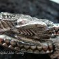 Sterling Silver Double Head Dragon Bangle SBB-295-PS