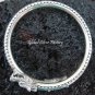 Sterling Silver Double Head Dragon Bangle SBB-295-PS