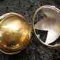 Silver Garnet Leaf Harmony Ball Pendant 25mm HB-240-KT