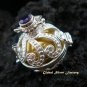 Silver Amethyst Harmony Ball Pendant 18mm HB-274-PS