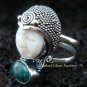 925 Silver Turquoise Goddess Ring GDR-721-KT