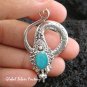 Sterling Silver & Opal Snake Pendant SP-366-NY