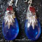 Silver & Synthetic Teardrop Earrings SJ-178-KT