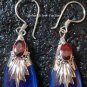Silver & Synthetic Teardrop Earrings SJ-178-KT
