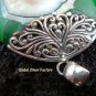 925 Silver Green Nautilus Shell Pendant SP-371-KT
