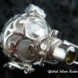 925 Silver Peridot & White Harmony Ball HB-259-KA