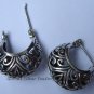 Handcrafted Silver Hoop Earrings SE-115-KT