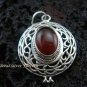 Sterling Silver Amber Gemstone Pendant SP-378-KT