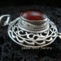 Sterling Silver Amber Gemstone Pendant SP-378-KT