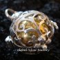 Sterling Silver Garnet Harmony Ball 20mm HB-244-KT