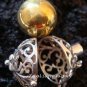 Sterling Silver Garnet Harmony Ball 20mm HB-244-KT