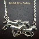 Sterling Silver Horse Necklace NS-108-KT