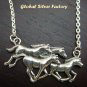 Sterling Silver Horse Necklace NS-108-KT
