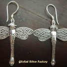 Sterling Silver Dragonfly Earrings SE-130-KT
