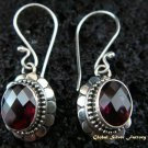925 Silver & Garnet Earrings ER-439-IKP