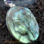 925 Silver Lady Cameo Labradorite Pendant SP-352-KT