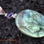 925 Silver Lady Cameo Labradorite Pendant SP-352-KT