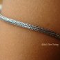 Sterling Silver 2MM Dragon Bone Bracelet SBB-236-KT