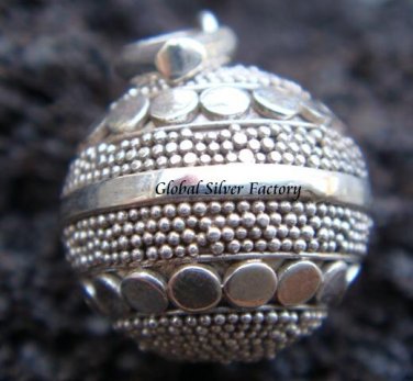 925 Sterling Silver Chime Ball Pendant 14mm CH-155-KT
