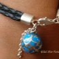 925 Silver Blue Filigree Chime Ball Bracelet CH-269-KT