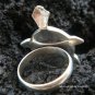 Sterling Silver Paua Abalone Shell Turtle Ring RI-117-NY