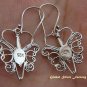 925 Silver Turquoise Butterfly Earrings ER-435-IKP