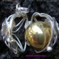 925 Silver Amethyst Harmony Ball Heart Pendant HB-106-KT
