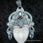925 Silver Multi Gems Sajen Goddess Pendant GDP-789-PS